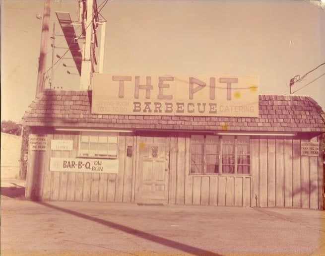 Old photo of the Pit BBQ